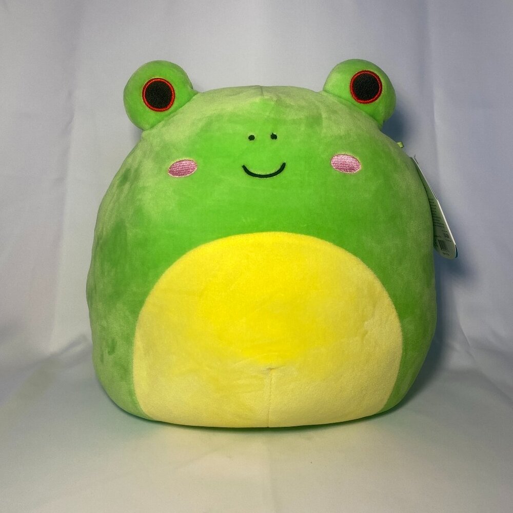 Squishmallows Wendy Frog 12in Green Rare Red Eyes S12-#6-2 Sqdate 3.17.17 NWT